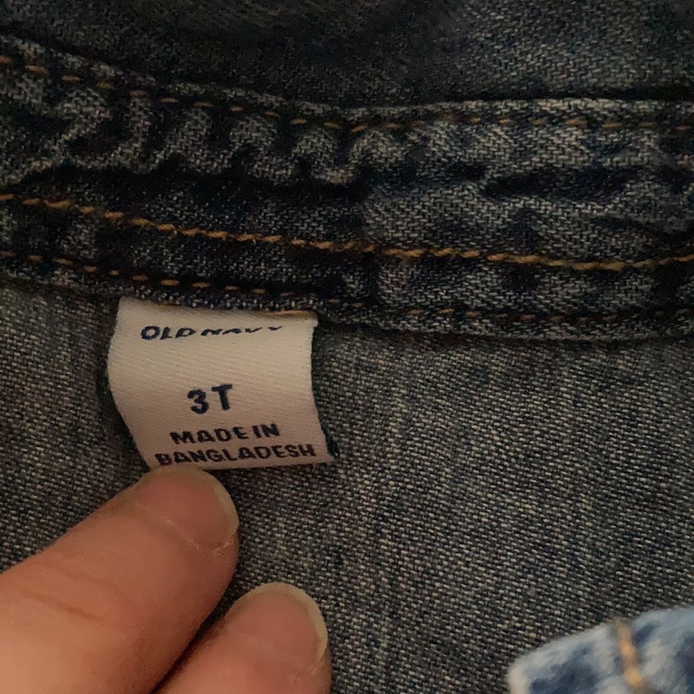 Old Navy Denim Shirt - Picture 2 of 3